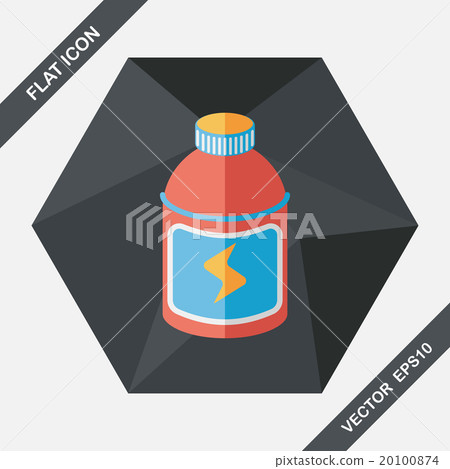 energy drinks flat icon with long shadow,eps10 energy drinks flat icon with long shadow,eps10 20100874