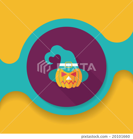pumpkin flat icon with long shadow,eps10 pumpkin flat icon with long shadow,eps10 20101660