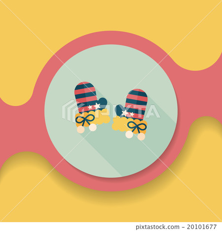 gloves flat icon with long shadow,eps10 gloves flat icon with long shadow,eps10 20101677