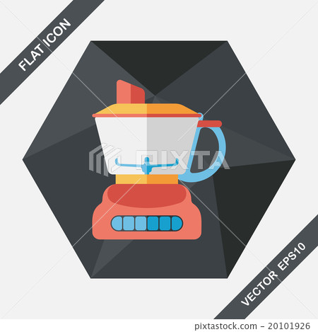 kitchenware electric juicer flat icon with long shadow,eps10 kitchenware electric juicer flat icon with long shadow,eps10 20101926
