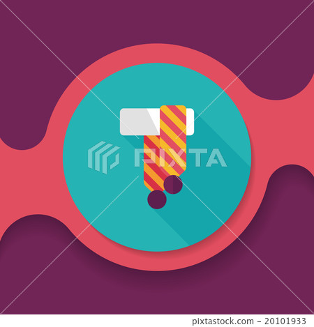scarf flat icon with long shadow,eps10 scarf flat icon with long shadow,eps10 20101933