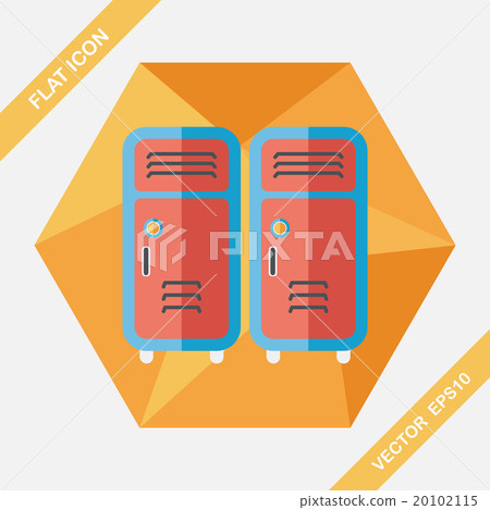 school lockers flat icon with long shadow,eps10 school lockers flat icon with long shadow,eps10 20102115
