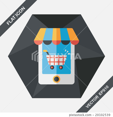 shopping store flat icon with long shadow,eps10 shopping store flat icon with long shadow,eps10 20102539