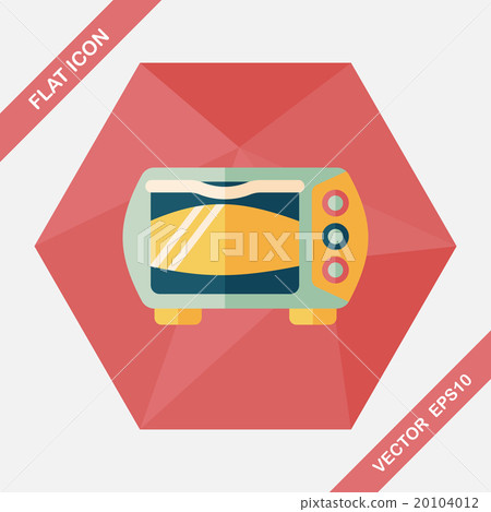 kitchenware oven flat icon with long shadow,eps10 kitchenware oven flat icon with long shadow,eps10 20104012