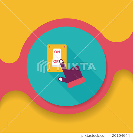 Environmental protection concept flat icon with long shadow,eps1 20104644