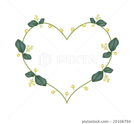 Yellow Aglaia Odorata Flowers in Heart Shape 20106784