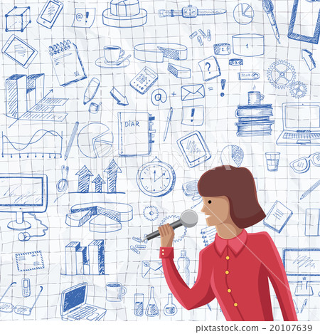 Conference template illustration Conference template illustration 20107639