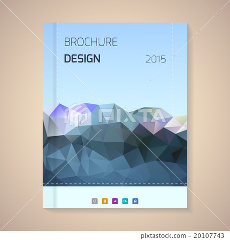 Vector template for brochure Vector template for brochure 20107743