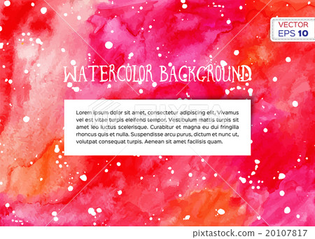 Hand drawn watercolor illustration Hand drawn watercolor illustration 20107817