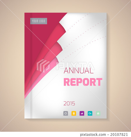 Annual Report Cover vector illustration 20107821