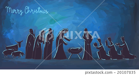 Hand drawn Christmas illustration Hand drawn Christmas illustration 20107835