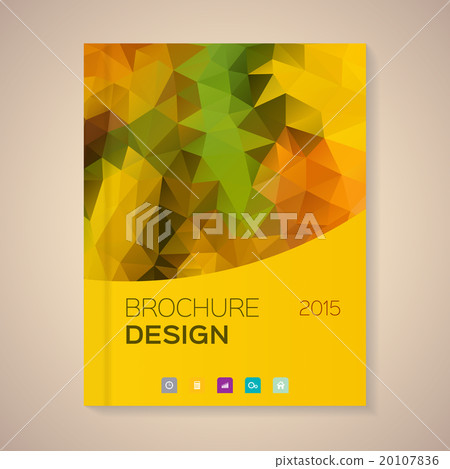 Vector template for brochure Vector template for brochure 20107836