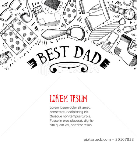 Fathers day vector illustration Fathers day vector illustration 20107838