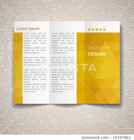 Vector template for leaflet Vector template for leaflet 20107861