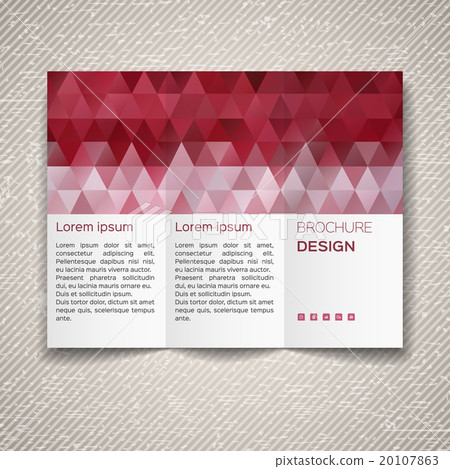 Vector template for leaflet Vector template for leaflet 20107863