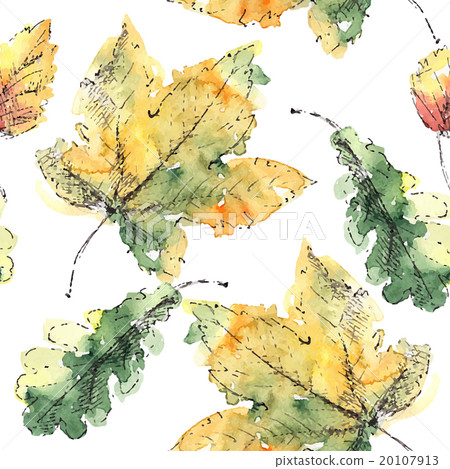 Hand drawn autumn leaves Hand drawn autumn leaves 20107913