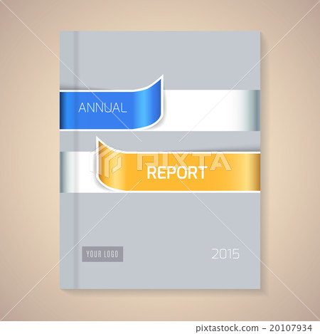 Annual Report Cover vector illustration 20107934