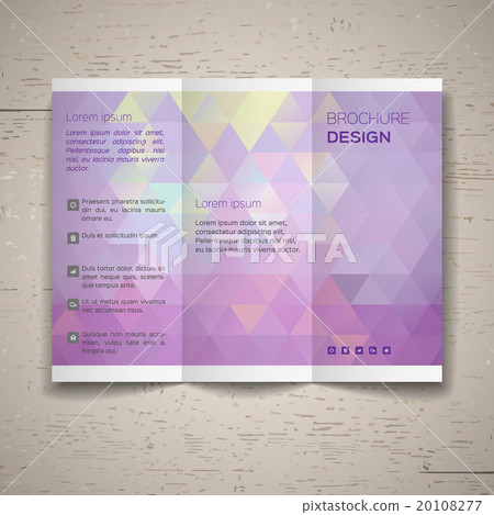 Vector template for leaflet Vector template for leaflet 20108277