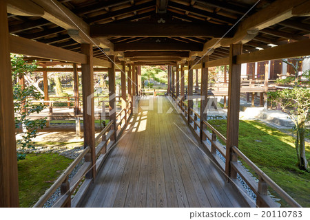 A corridor with beautiful boards (corridor), Daimakuji, Kyoto 20110783
