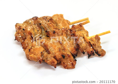 grilled pork on white grilled pork on white 20111170
