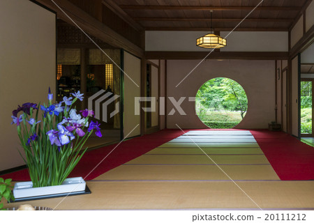 Meitetsuin大廳的圓形窗口 Meitetsuin大廳的圓形窗口 20111212