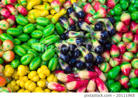 Deletable imitation fruits ,Thai dessert 20111968