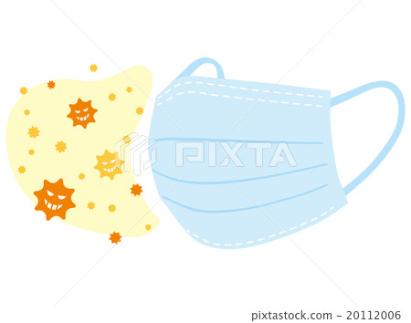 Prevention of pollen, virus prevention with mask 20112006