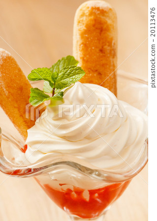 dessert with strawberry dessert with strawberry 20113476