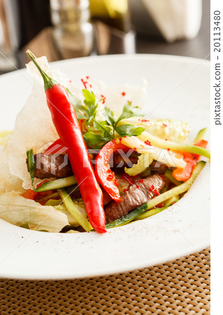 salad with meat 20113480