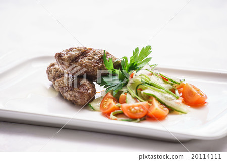 kebab with salad 20114111