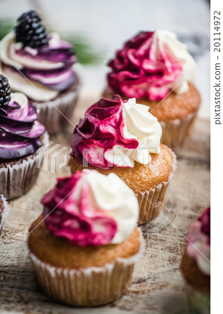 berry cupcakes 20114972
