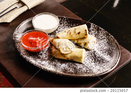 pancakes with jam pancakes with jam 20115657