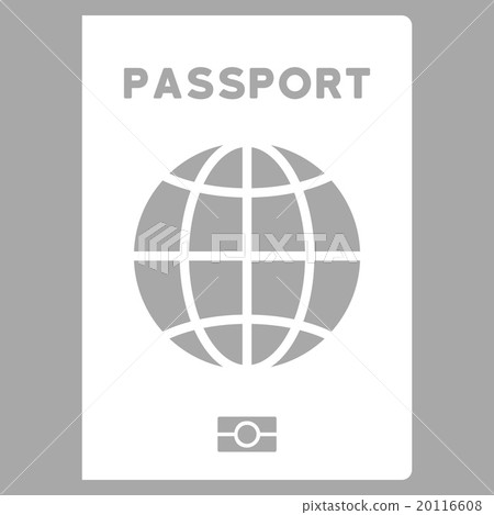 World Passport Flat Icon World Passport Flat Icon 20116608