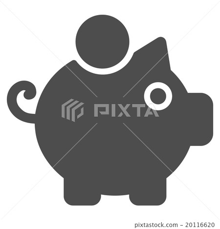 Piggy Bank Flat Icon Piggy Bank Flat Icon 20116620