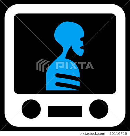 Xray Screening Flat Icon Xray Screening Flat Icon 20116726