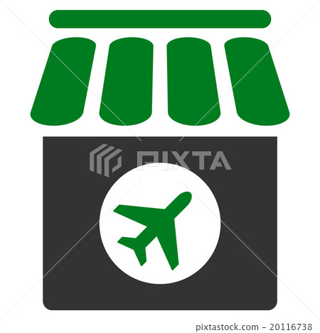 Duty Free Shop Flat Icon 20116738