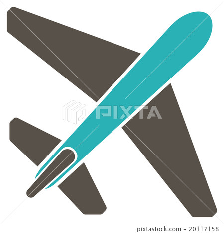 Jet Airplane Flat Icon Jet Airplane Flat Icon 20117158