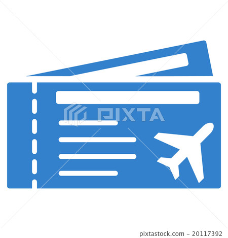 Airtickets Flat Icon 20117392