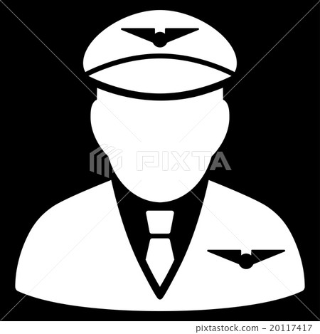 Pilot Flat Icon 20117417