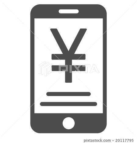 Yen Mobile Payment Flat Icon Yen Mobile Payment Flat Icon 20117795