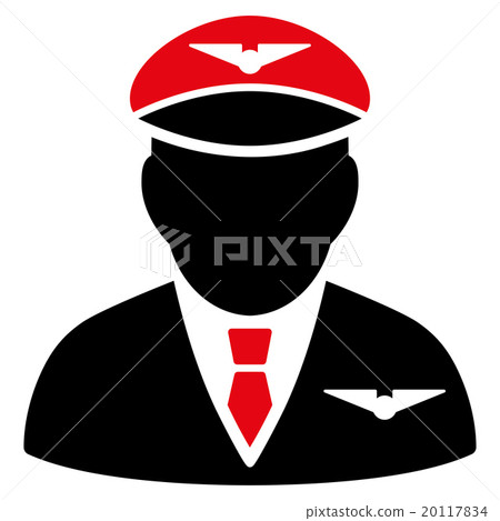 Pilot Flat Icon 20117834