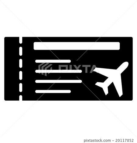 Airticket Flat Icon Airticket Flat Icon 20117852