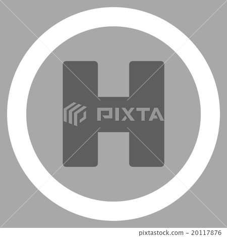 Helicopter Landing Flat Icon Helicopter Landing Flat Icon 20117876