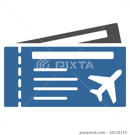 Airtickets Flat Icon Airtickets Flat Icon 20118155