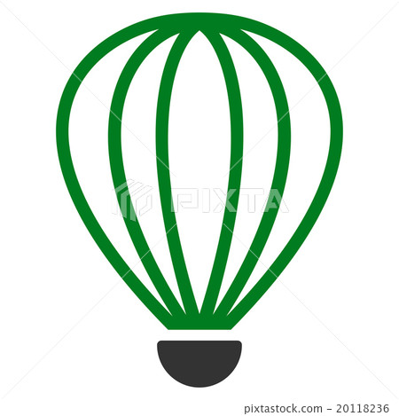 Aerostat Flat Icon Aerostat Flat Icon 20118236