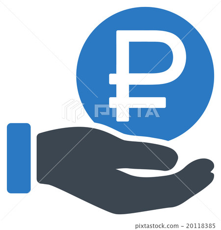 Rouble Coin Payment Flat Icon Rouble Coin Payment Flat Icon 20118385