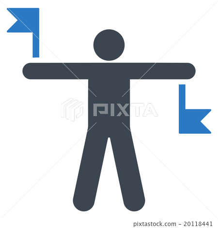 Signal Flags Flat Icon 20118441