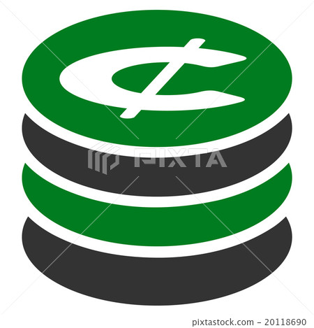 Cent Coins Flat Icon Cent Coins Flat Icon 20118690