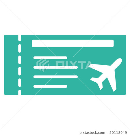 Airticket Flat Icon 20118949