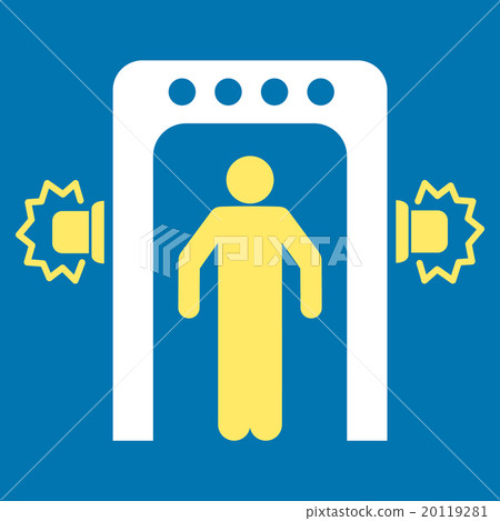 Passenger Screening Flat Icon 20119281